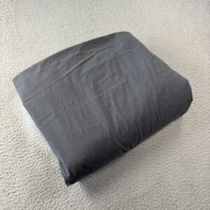 Brooklinen Duvet Cover King Slate Gray 100% Cotton READ